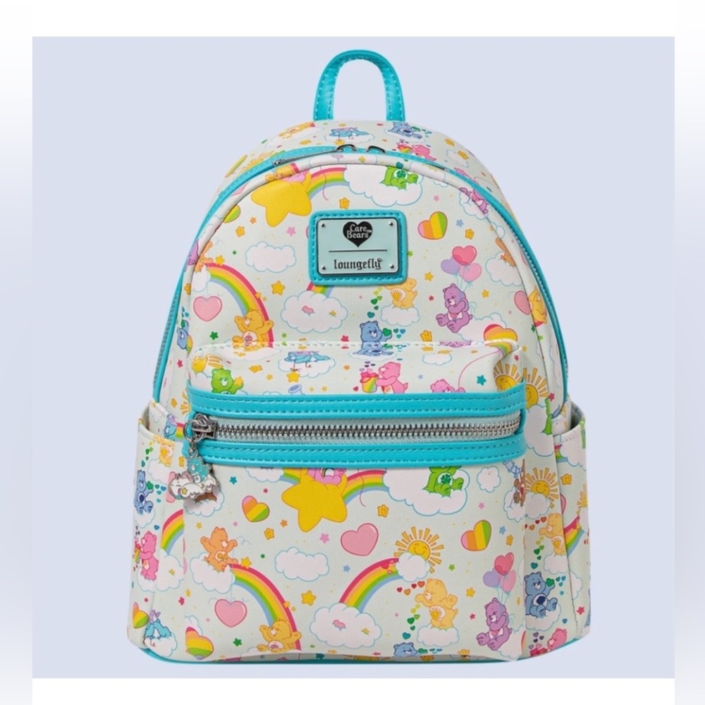 NWT Loungefly Care Bears Mini Backpack